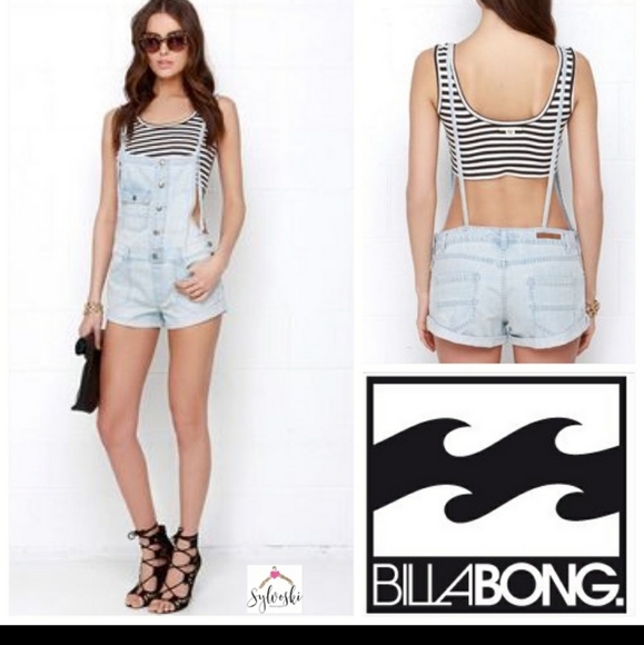 🆕 Billabong Not Really Over it Overalls - Picture 2 of 7